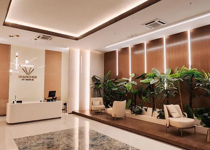 Diamond Residences 10fl Lux View & Free P * Skopje